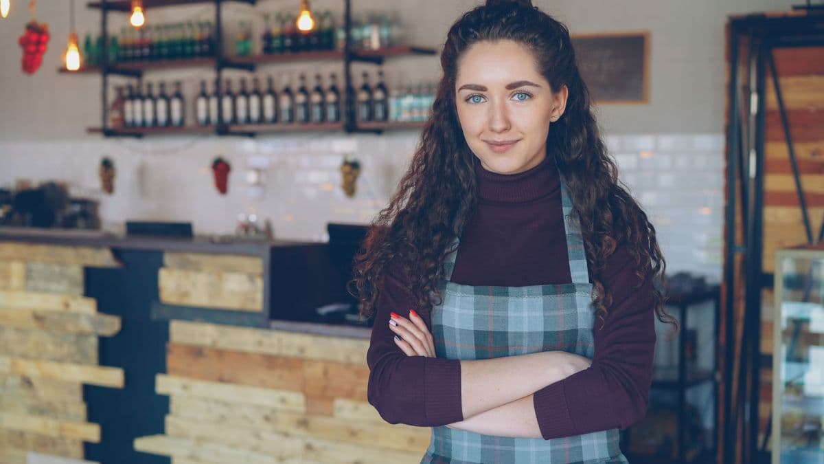 Restaurant operator reviewing a service workflow.